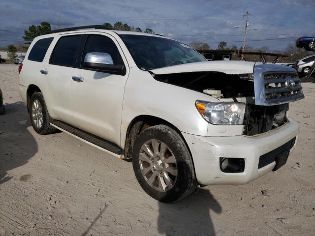 5TDYY5G1XAS030158 - 2010 TOYOTA SEQUOIA PLATINUM WHITE photo 4