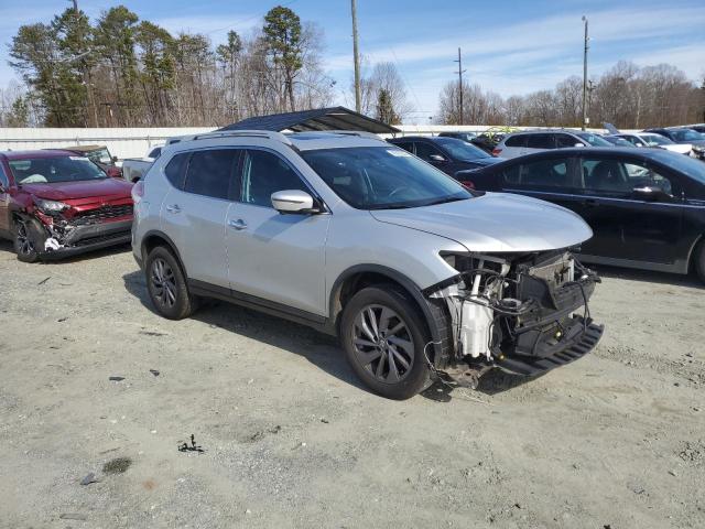 5N1AT2MV1GC870082 - 2016 NISSAN ROGUE S SILVER photo 4