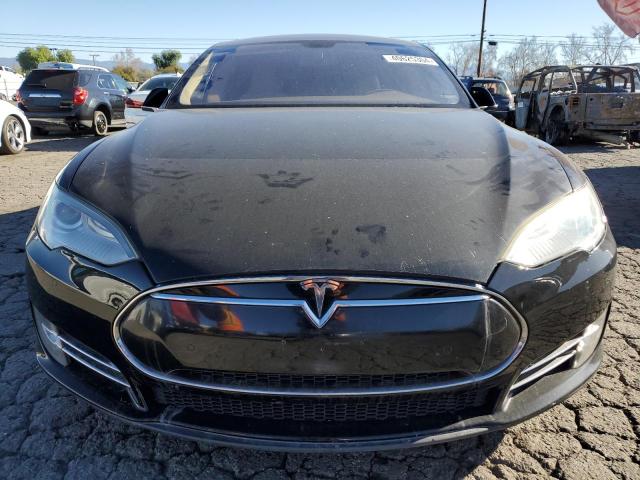 5YJSA1S10EFP31943 - 2014 TESLA MODEL S შავი ფოტო 5