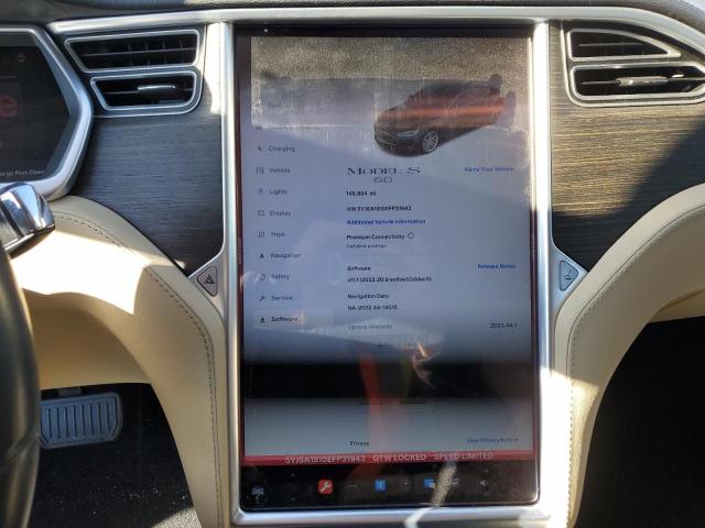 5YJSA1S10EFP31943 - 2014 TESLA MODEL S შავი ფოტო 9