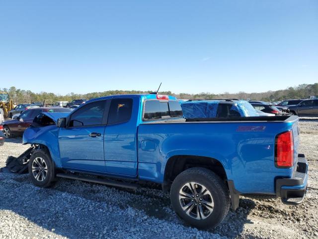 1GCHTDEN6M1213038 - 2021 CHEVROLET COLORADO Z71 BLUE photo 2