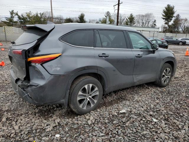 5TDGZRBH4NS190482 - 2022 TOYOTA HIGHLANDER XLE Grafit foto 3