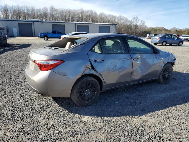 5YFBURHE6GP425708 - 2016 TOYOTA COROLLA L GRAY photo 3