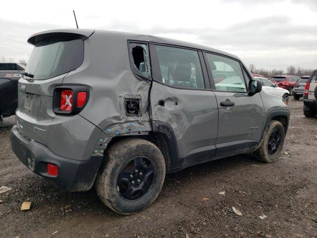 ZACNJCAB0MPM42357 - 2021 JEEP RENEGADE SPORT GRAY photo 3