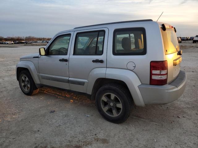 1J8GP28K88W218510 - 2008 JEEP LIBERTY SPORT SILVER photo 2