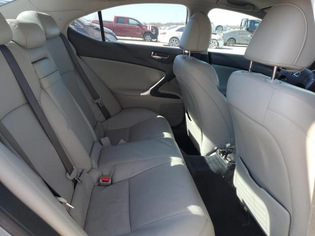 JTHBK262975043402 - 2007 LEXUS IS 250 SILVER photo 10