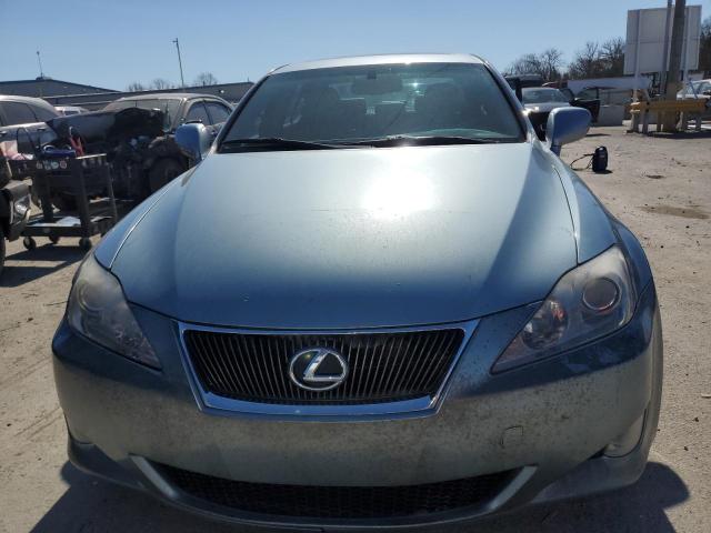 JTHBK262975043402 - 2007 LEXUS IS 250 SILVER photo 5