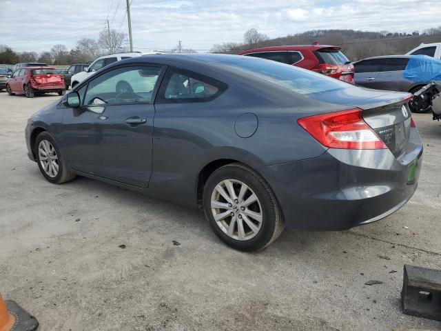 2HGFG3B88CH527716 - 2012 HONDA CIVIC EX GRAY photo 2