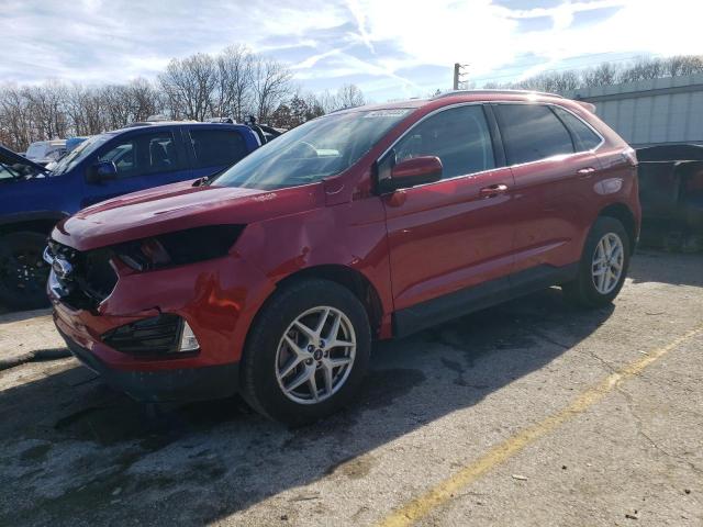 2FMPK4J94MBA43267 - 2021 FORD EDGE SEL RED photo 1