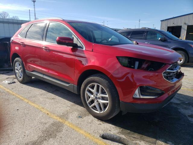 2FMPK4J94MBA43267 - 2021 FORD EDGE SEL RED photo 4