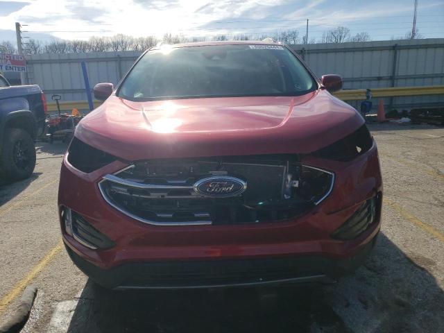 2FMPK4J94MBA43267 - 2021 FORD EDGE SEL RED photo 5