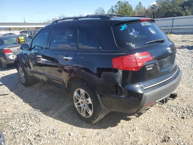 2HNYD28308H518208 - 2008 ACURA MDX TECHNOLOGY BLACK photo 2