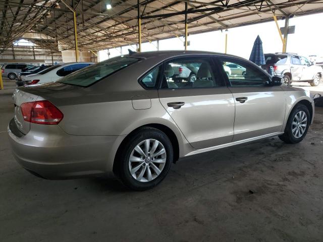 1VWAT7A39FC064460 - 2015 VOLKSWAGEN PASSAT S BEIGE photo 3