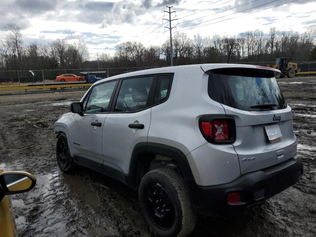 ZACNJDAB8MPN36959 - 2021 JEEP RENEGADE SPORT SILVER photo 2