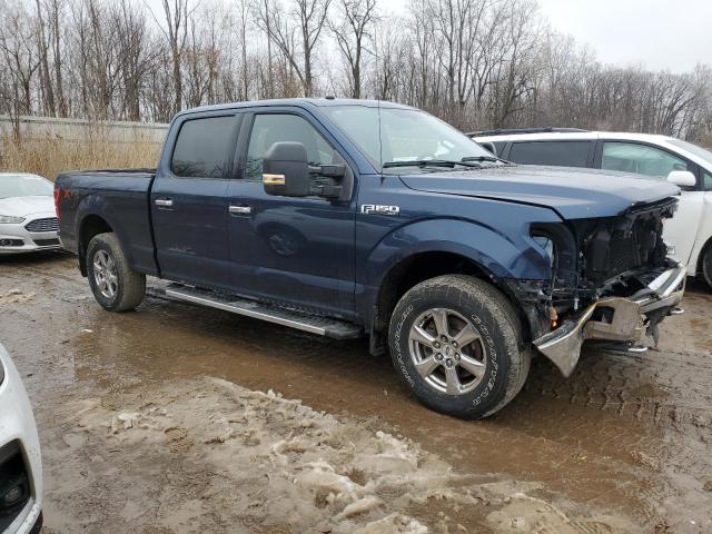 1FTFW1E55JKF44728 - 2018 FORD F150 SUPERCREW BLUE photo 4