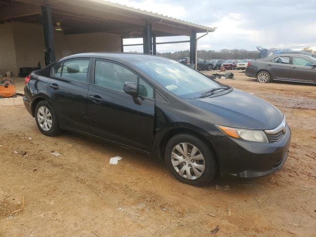 2HGFB2F55CH580625 - 2012 HONDA CIVIC LX BLACK photo 4