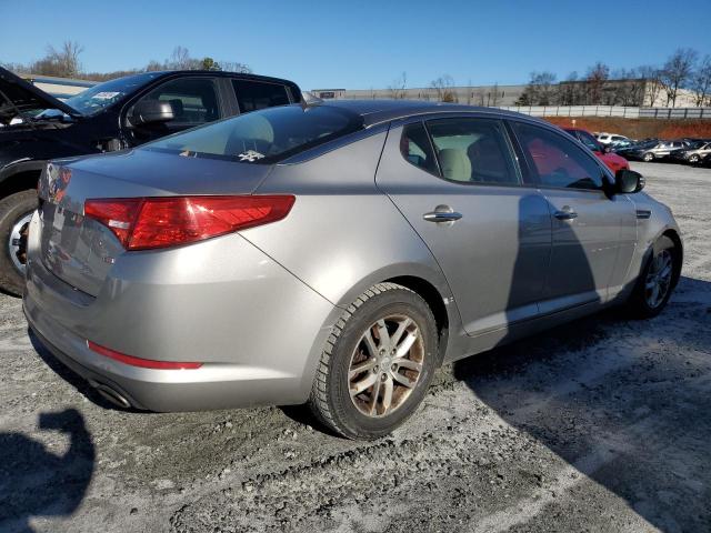 KNAGM4A74D5423983 - 2013 KIA OPTIMA LX SILVER photo 3