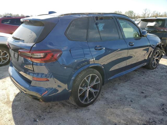 5UXJU4C00P9P43161 - 2023 BMW X5 M50I BLUE photo 3