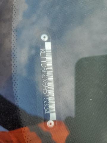 KL1TD666X6B515334 - 2006 CHEVROLET AVEO BASE ORANGE photo 12