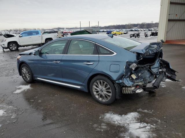 5NPE34AF8FH233417 - 2015 HYUNDAI SONATA SPORT BLUE photo 2