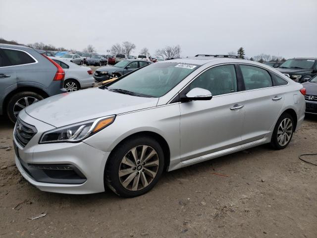 5NPE34AF2HH505186 - 2017 HYUNDAI SONATA SPORT SILVER photo 1