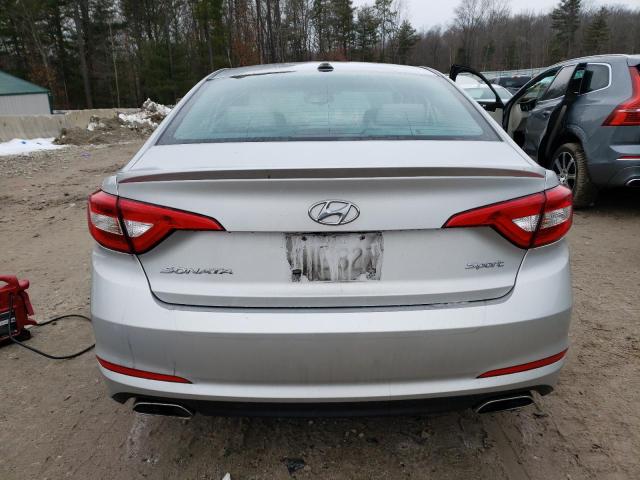 5NPE34AF2HH505186 - 2017 HYUNDAI SONATA SPORT SILVER photo 6