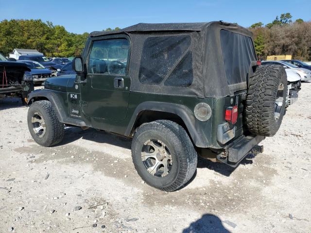 1J4FA39S26P735750 - 2006 JEEP WRANGLER X GREEN photo 2