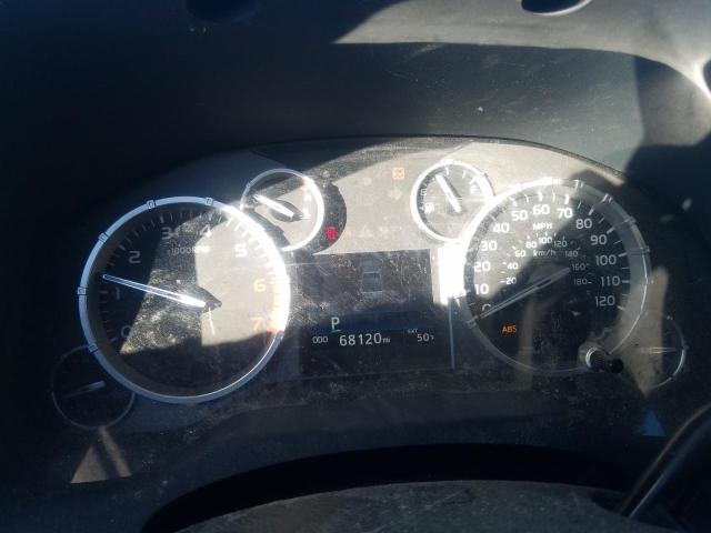 5TFUM5F16HX072455 - 2017 TOYOTA TUNDRA DOUBLE CAB SR/SR5 SILVER photo 9