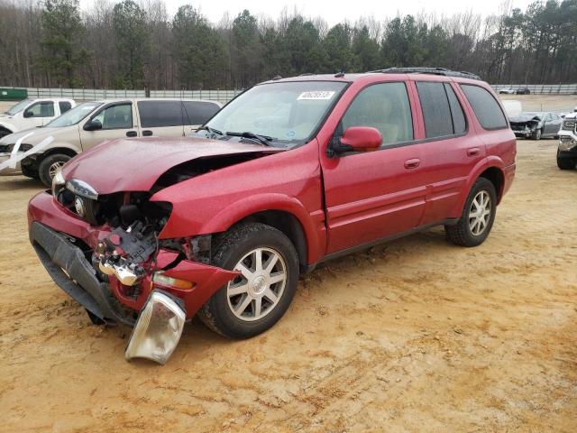 5GAES13P542198911 - 2004 BUICK RAINIER CXL RED photo 1