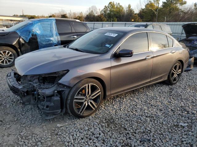 1HGCR2E50FA128780 - 2015 HONDA ACCORD SPORT GRAY photo 1