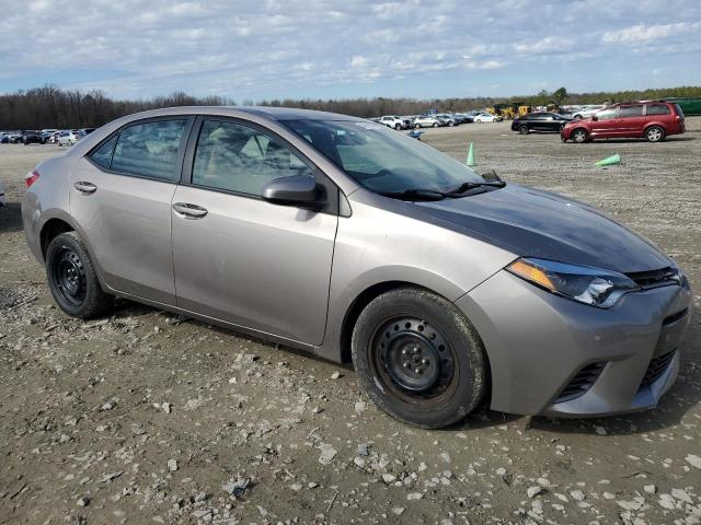 2T1BURHE4FC415368 - 2015 TOYOTA COROLLA L GRAY photo 4