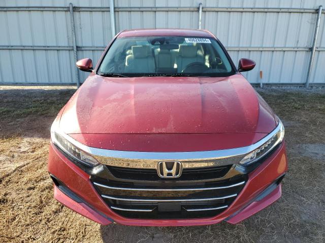 1HGCV1F13MA014402 - 2021 HONDA ACCORD LX RED photo 5