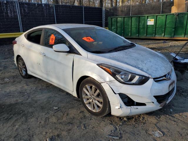 5NPDH4AE9EH469139 - 2014 HYUNDAI ELANTRA SE WHITE photo 4