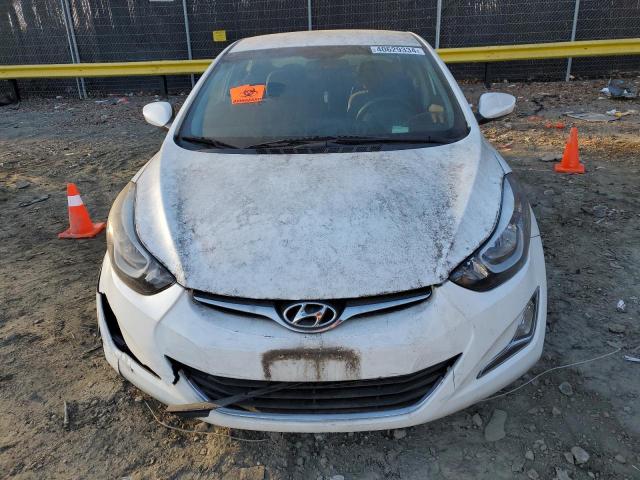 5NPDH4AE9EH469139 - 2014 HYUNDAI ELANTRA SE WHITE photo 5