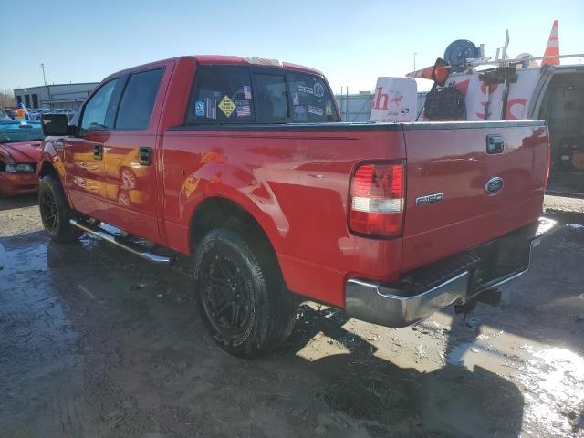 1FTPW14515FB43326 - 2005 FORD F150 SUPERCREW RED photo 2
