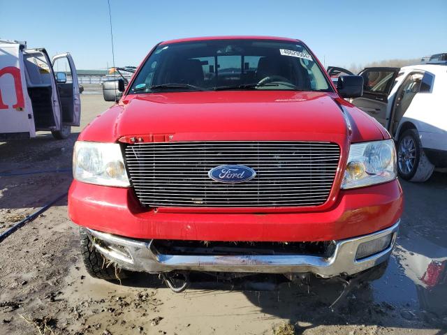 1FTPW14515FB43326 - 2005 FORD F150 SUPERCREW RED photo 5