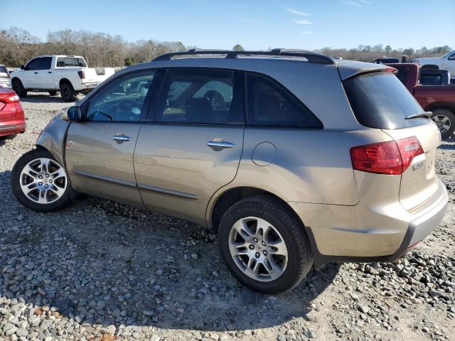 2HNYD28327H536675 - 2007 ACURA MDX TECHNOLOGY BEIGE photo 2