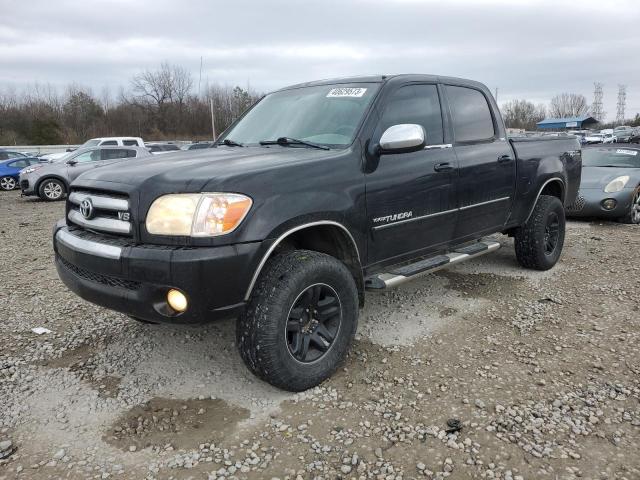 5TBDT44186S511537 - 2006 TOYOTA TUNDRA DOUBLE CAB SR5 BLACK photo 1