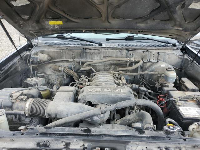 5TBDT44186S511537 - 2006 TOYOTA TUNDRA DOUBLE CAB SR5 BLACK photo 11