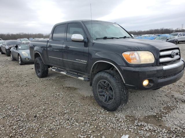 5TBDT44186S511537 - 2006 TOYOTA TUNDRA DOUBLE CAB SR5 BLACK photo 4