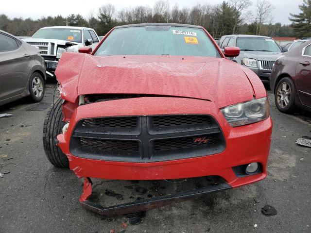 2C3CDXDT6CH200254 - 2012 DODGE CHARGER R/T RED photo 5