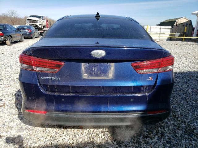 5XXGT4L32JG245336 - 2018 KIA OPTIMA LX BLUE photo 6