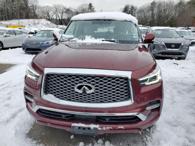 JN8AZ2AE8N9293587 - 2022 INFINITI QX80 LUXE BURGUNDY photo 5