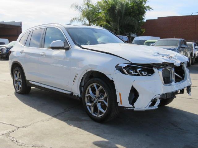 5UX43DP07N9M26047 - 2022 BMW X3 SDRIVE30I WHITE photo 1