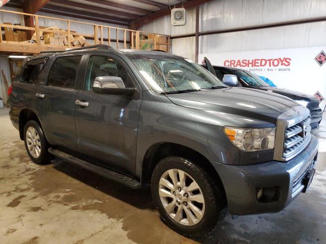 5TDDW5G14AS038289 - 2010 TOYOTA SEQUOIA PLATINUM GRAY photo 4