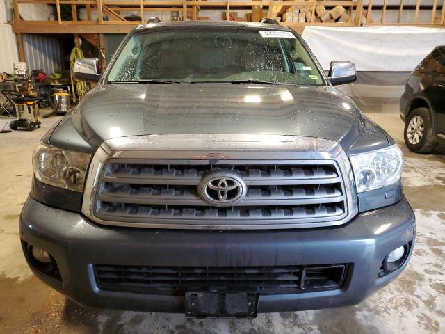 5TDDW5G14AS038289 - 2010 TOYOTA SEQUOIA PLATINUM GRAY photo 5