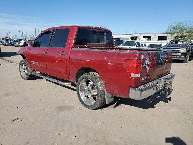 1N6AA07D08N317184 - 2008 NISSAN TITAN XE RED photo 2