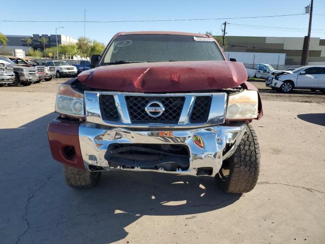 1N6AA07D08N317184 - 2008 NISSAN TITAN XE RED photo 5