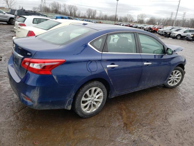 3N1AB7AP8JL637275 - 2018 NISSAN SENTRA S BLUE photo 3