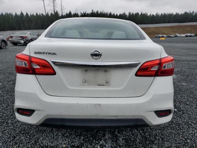 3N1AB7AP9HY286597 - 2017 NISSAN SENTRA S WHITE photo 6